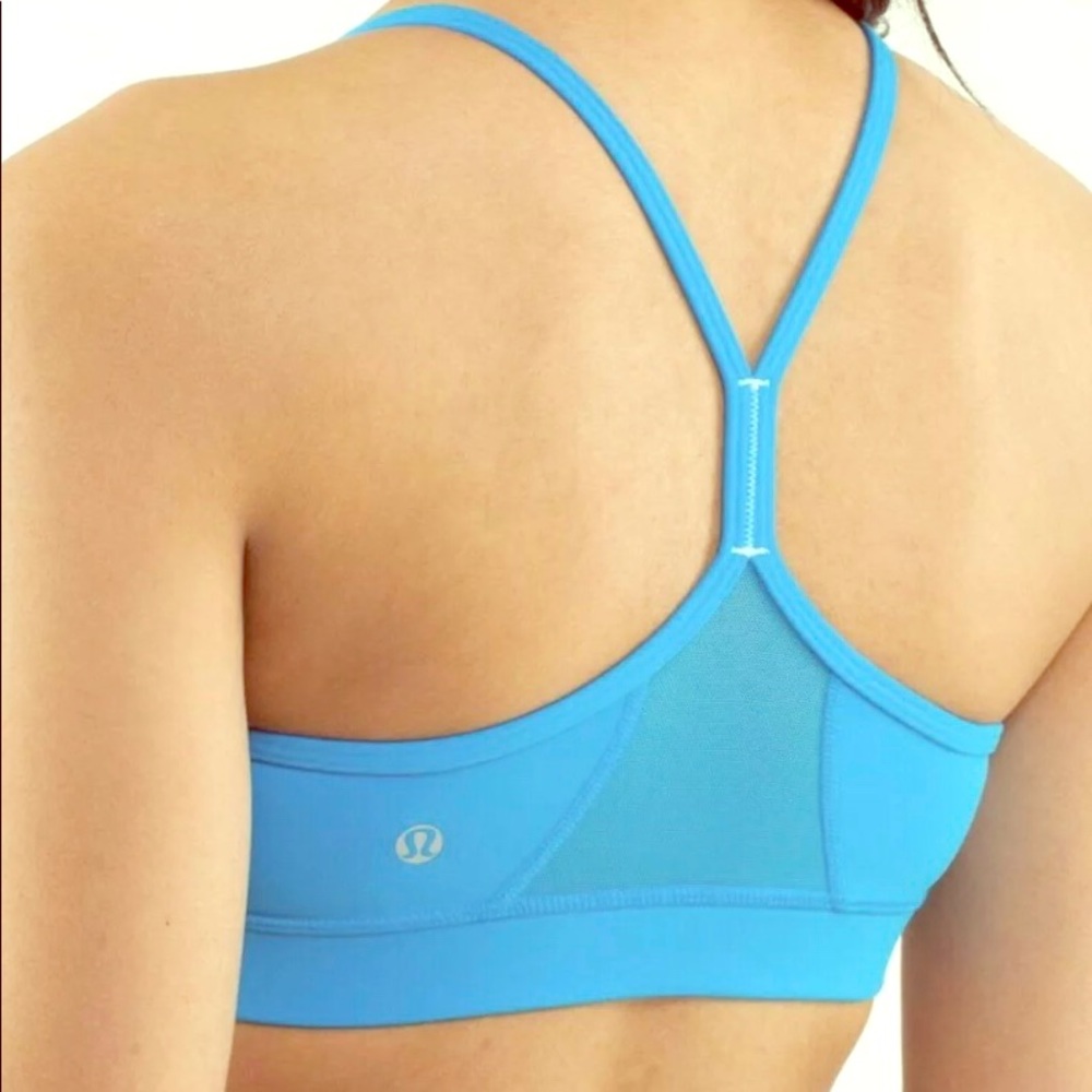 Lululemon Y bra blue size 10.